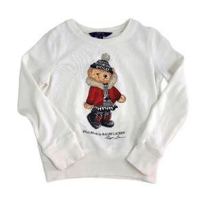 Polo Ralph Lauren Winter Bear Sweatshirt White